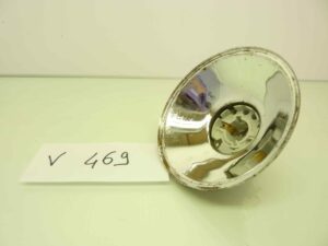 parabola cromata faro moto ciclomotore epoca diam esterno 115 mm