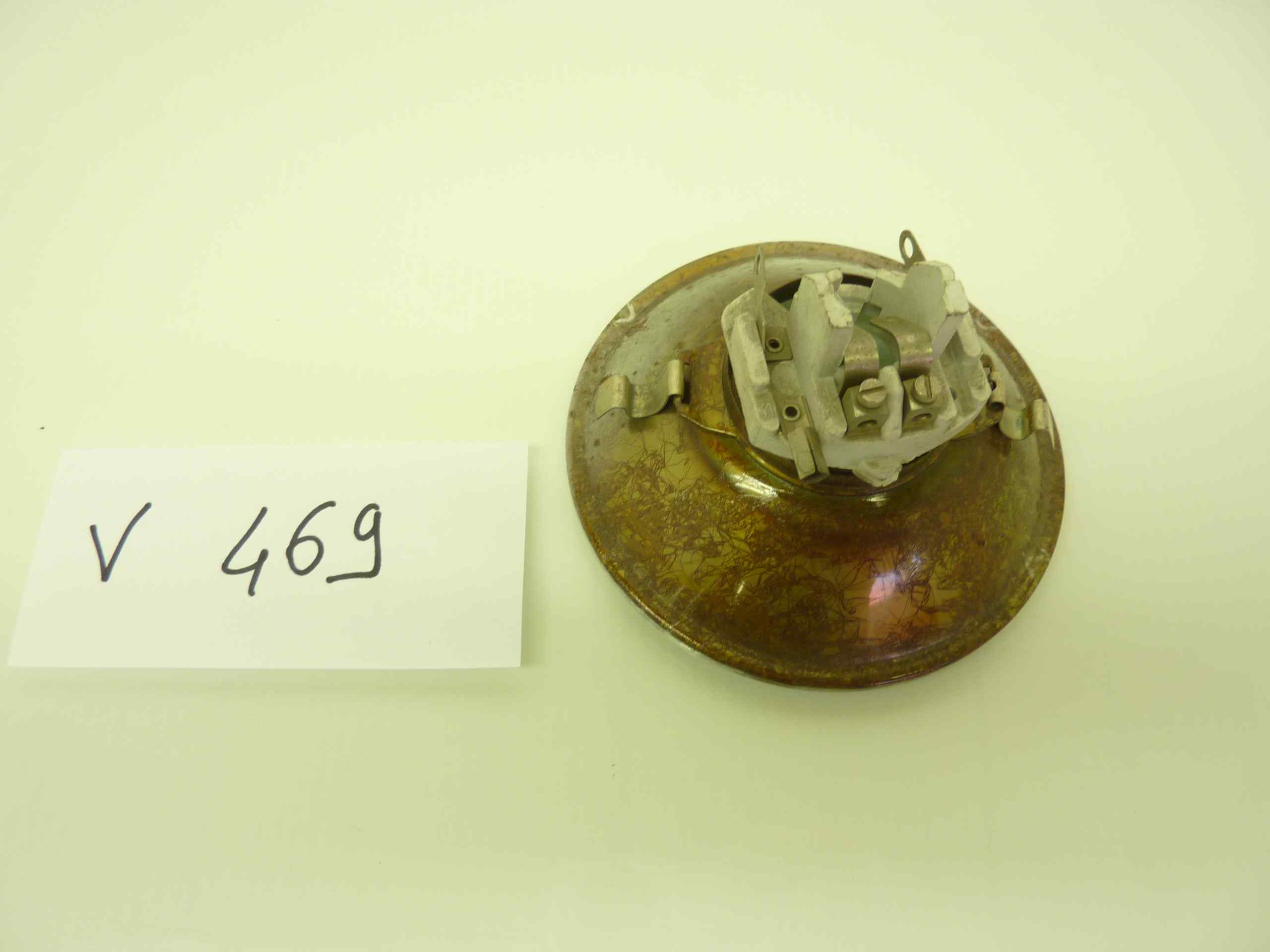 parabola cromata faro moto ciclomotore epoca diam esterno 115 mm - immagine 4