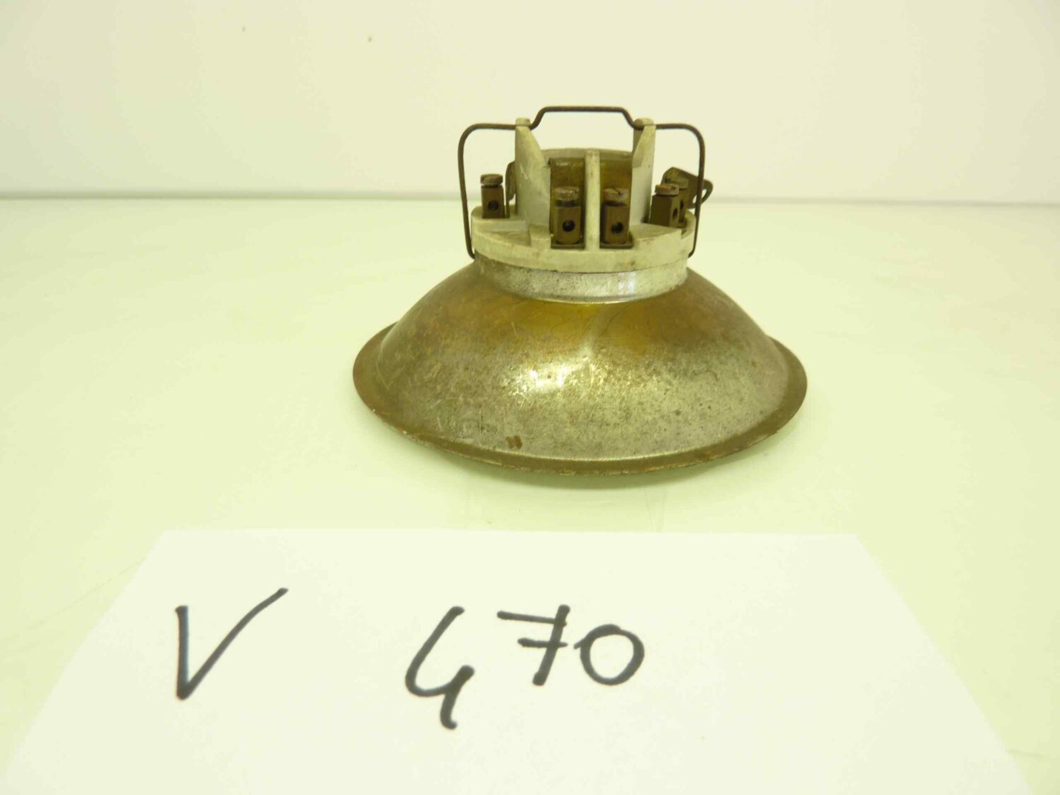 parabola cromata faro moto ciclomotore epoca diam esterno 102 mm - immagine 2