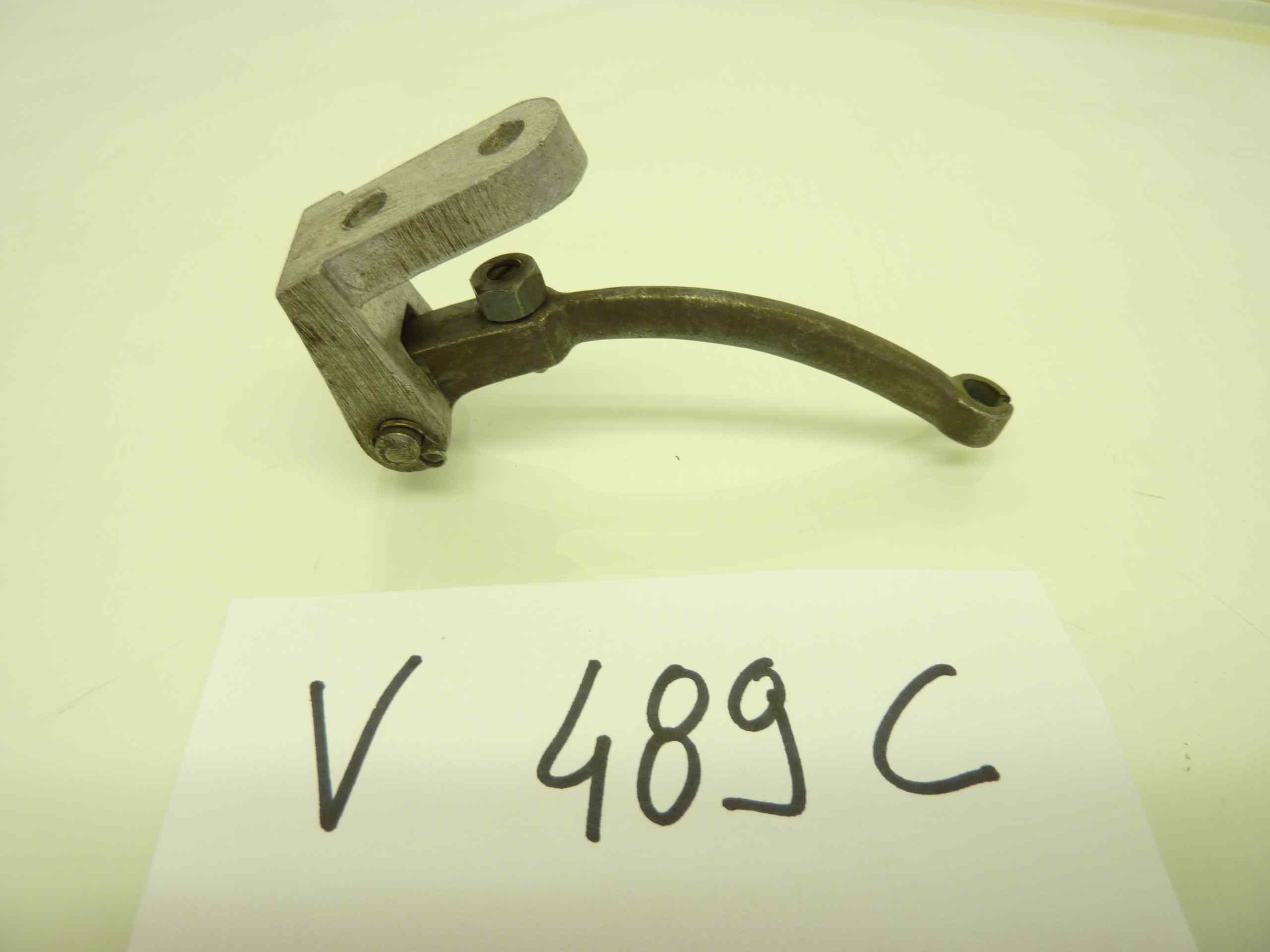 Supporto staffa leva asta frizione motore moto ciclomotore epoca - immagine 2
