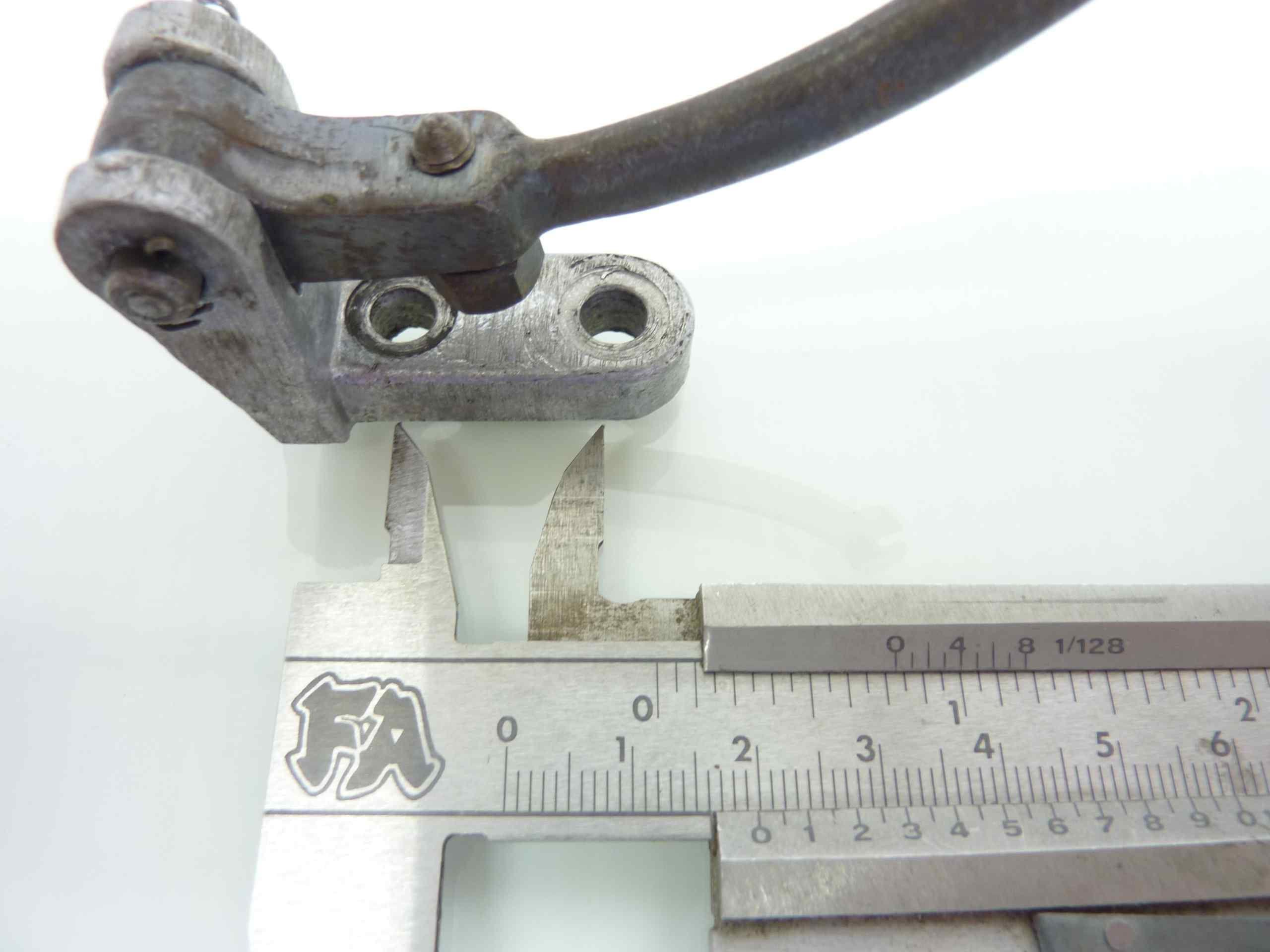 Supporto staffa leva asta frizione motore moto ciclomotore epoca - immagine 5