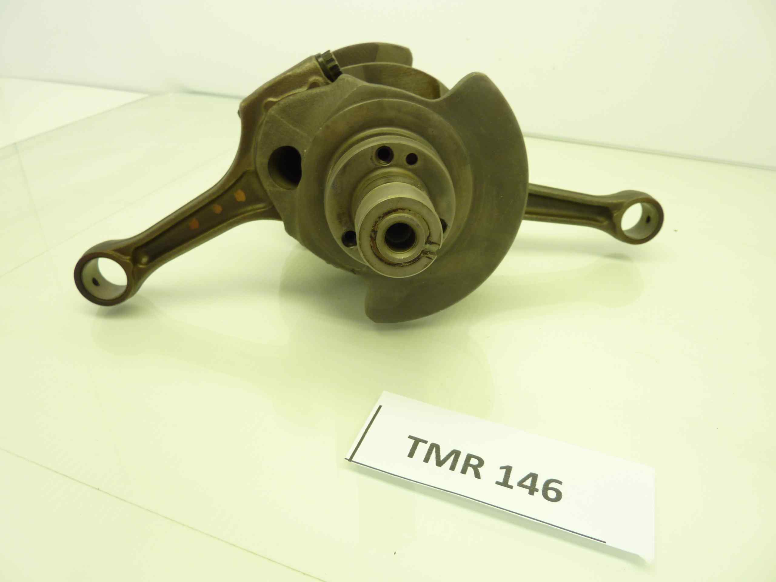 BMW R1150 R 2003 albero motore completo di bielle, cod albero 7655878 42CR, bielle tre punti rossi - immagine 3