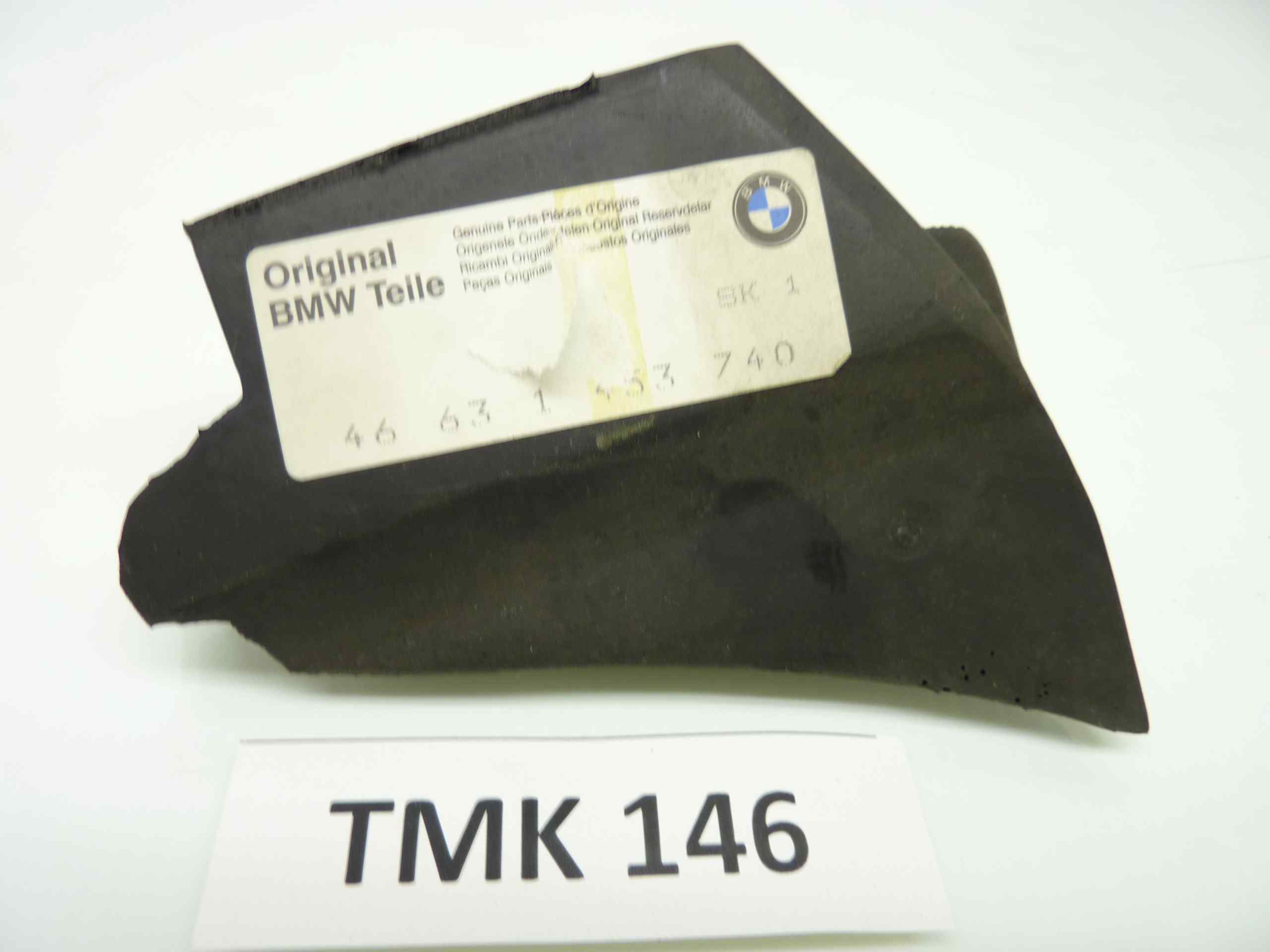 BMW K tutti modelli 84-96 gomma antirumore sotto serbatoio cod 46631453740 nuovo fondo di magazzino - immagine 3