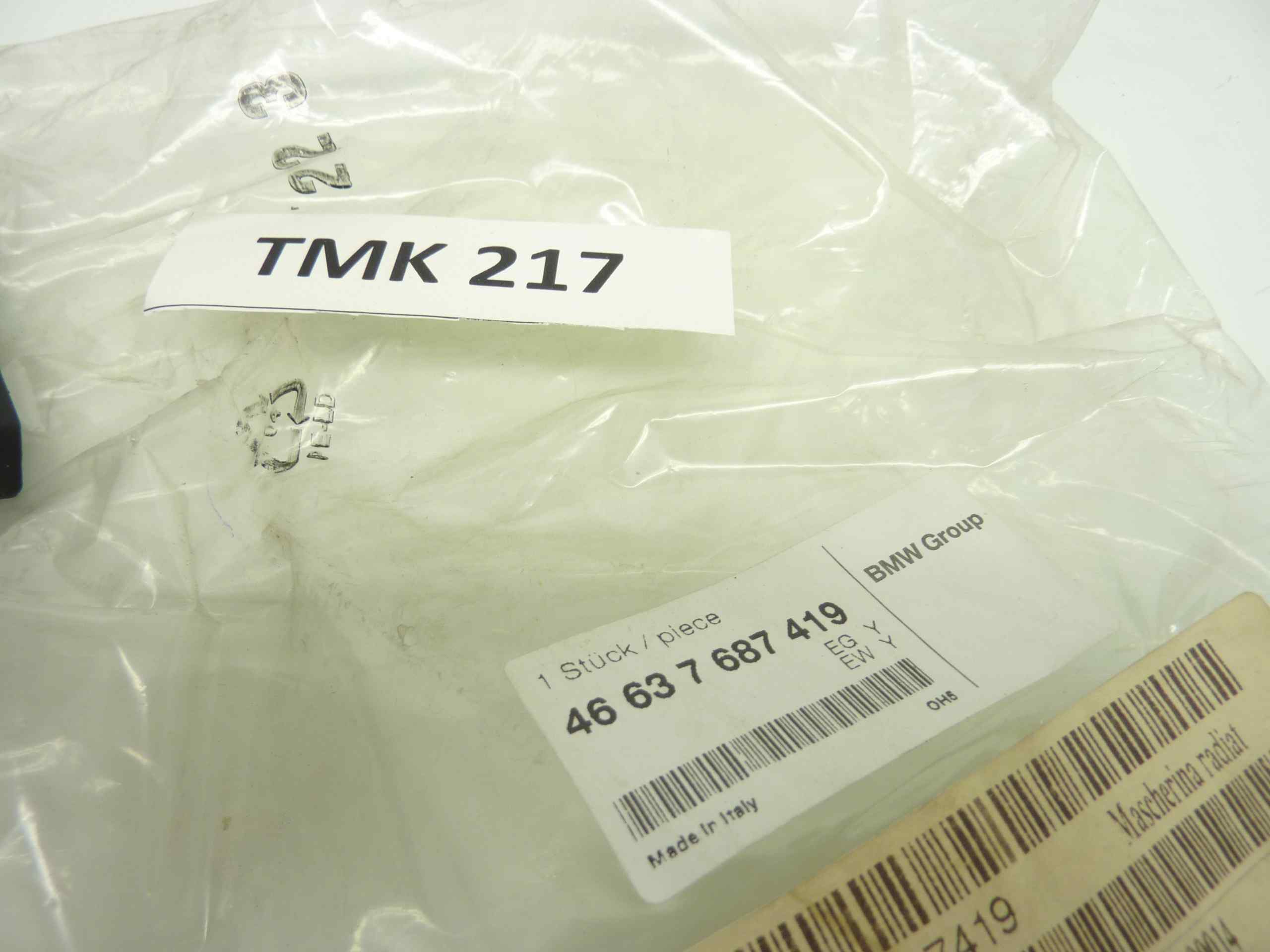 BMW K 1200 1300 copertura radiatore sinistro plastica cod 46637687419 nuovo fondo di magazzino - immagine 3