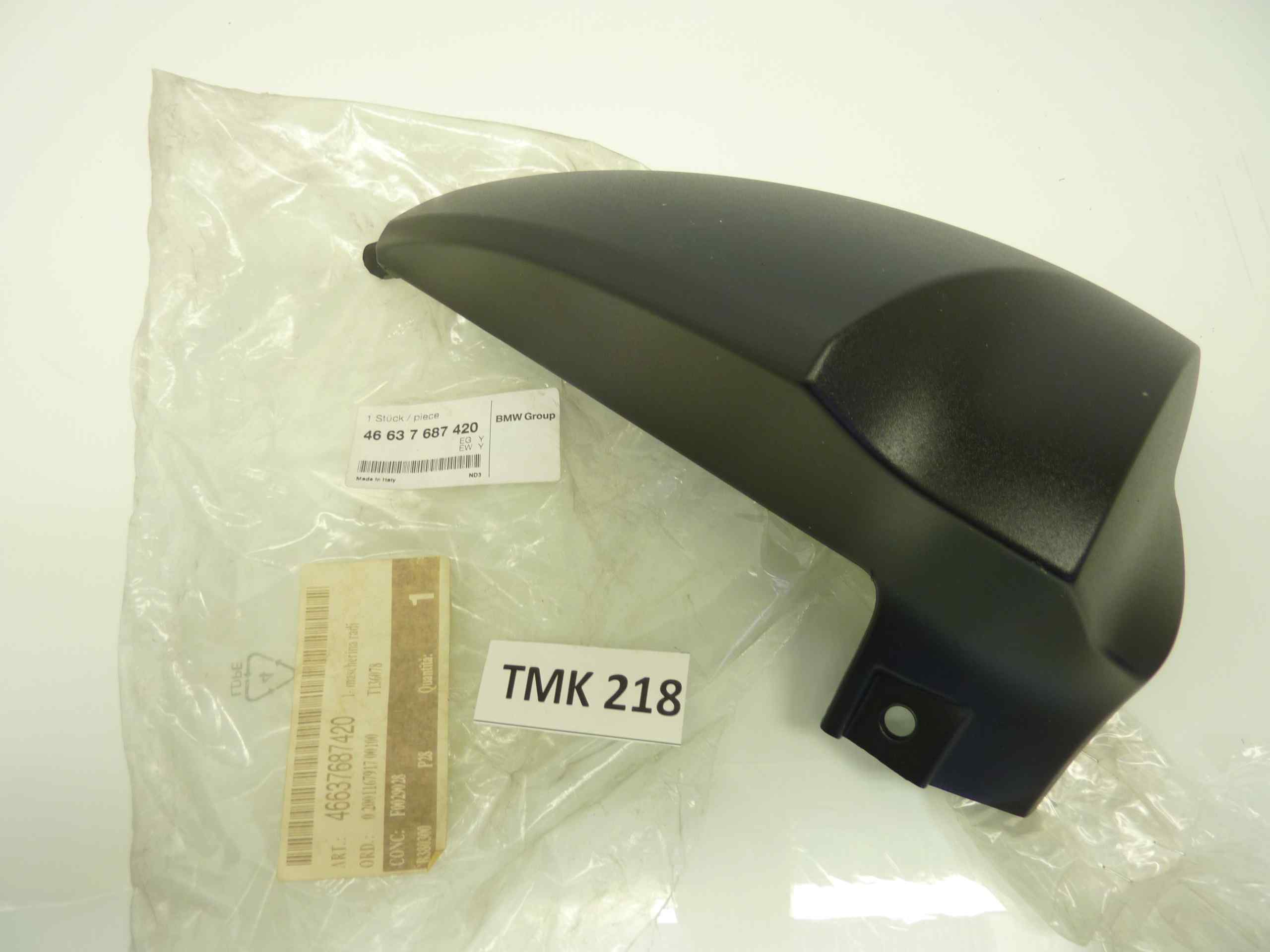 BMW K 1200 1300 copertura radiatore destro plastica cod 46637687420 nuovo fondo di magazzino - immagine 2