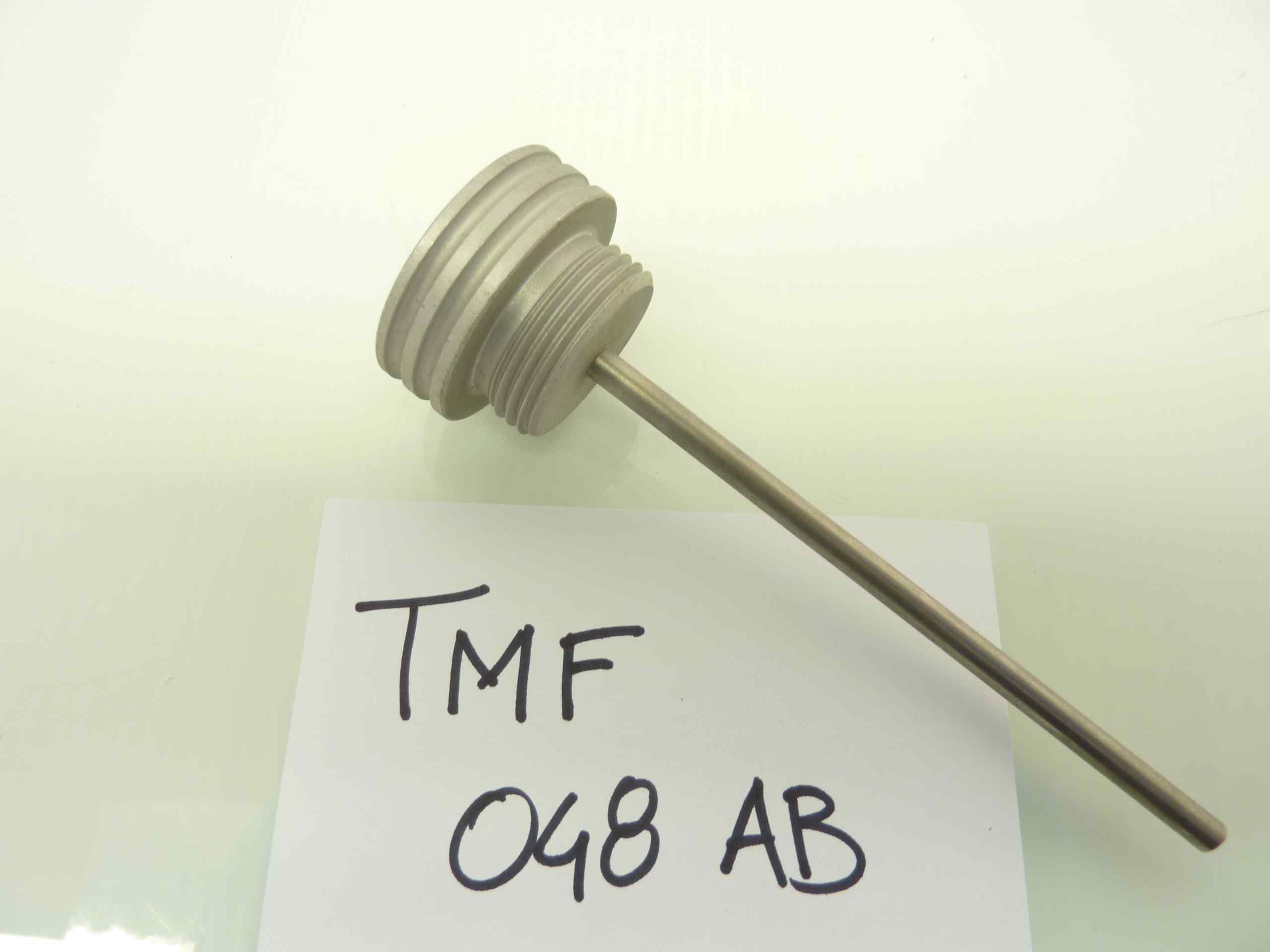 BMW F 650 carburatori tappo livello olio alluminio artigianale nuovo con chiave - immagine 2