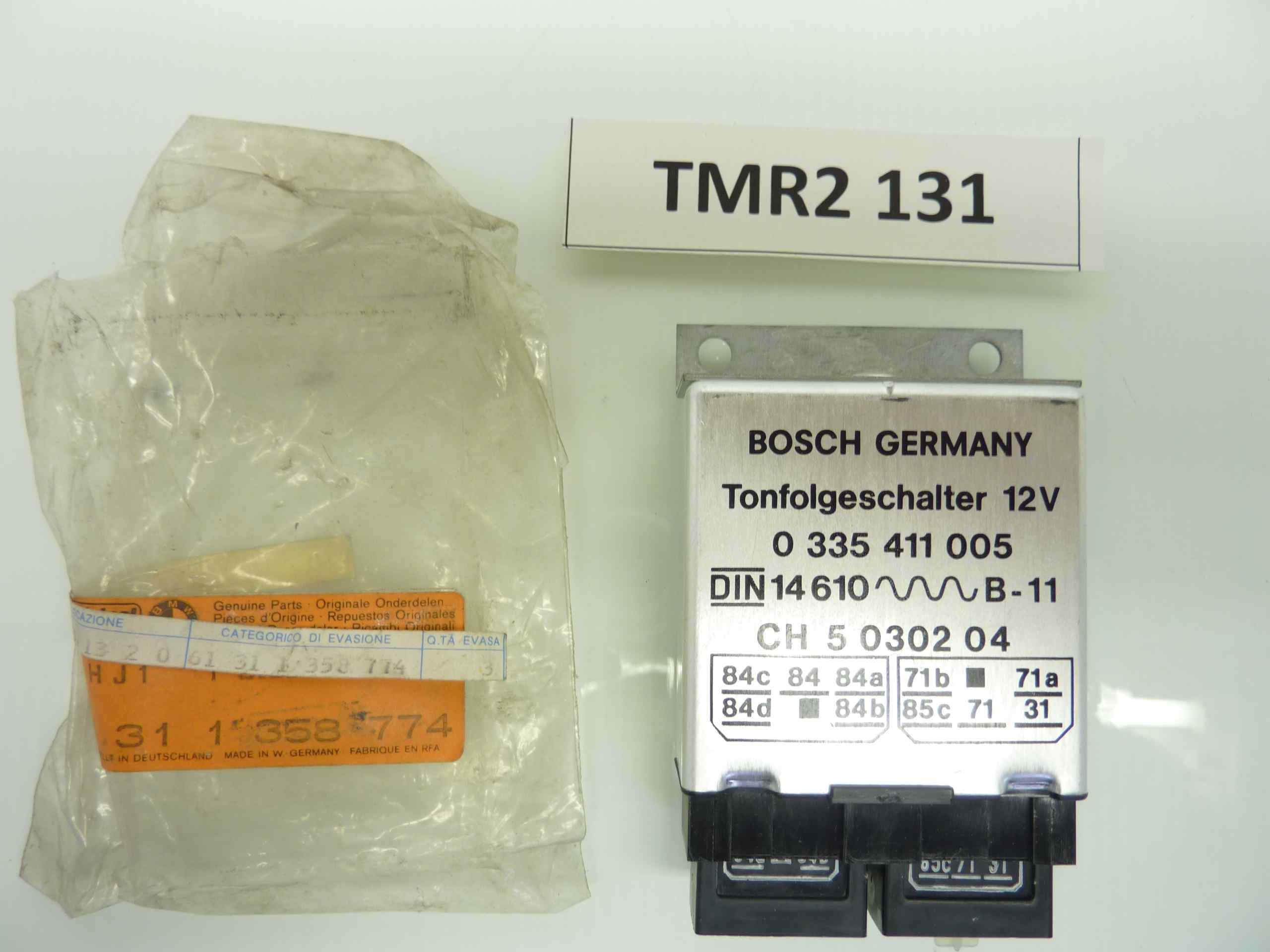 BMW R 2 valvole tutti i modelli rele per sirene cod 61311358774 nuovo fondo di magazzino