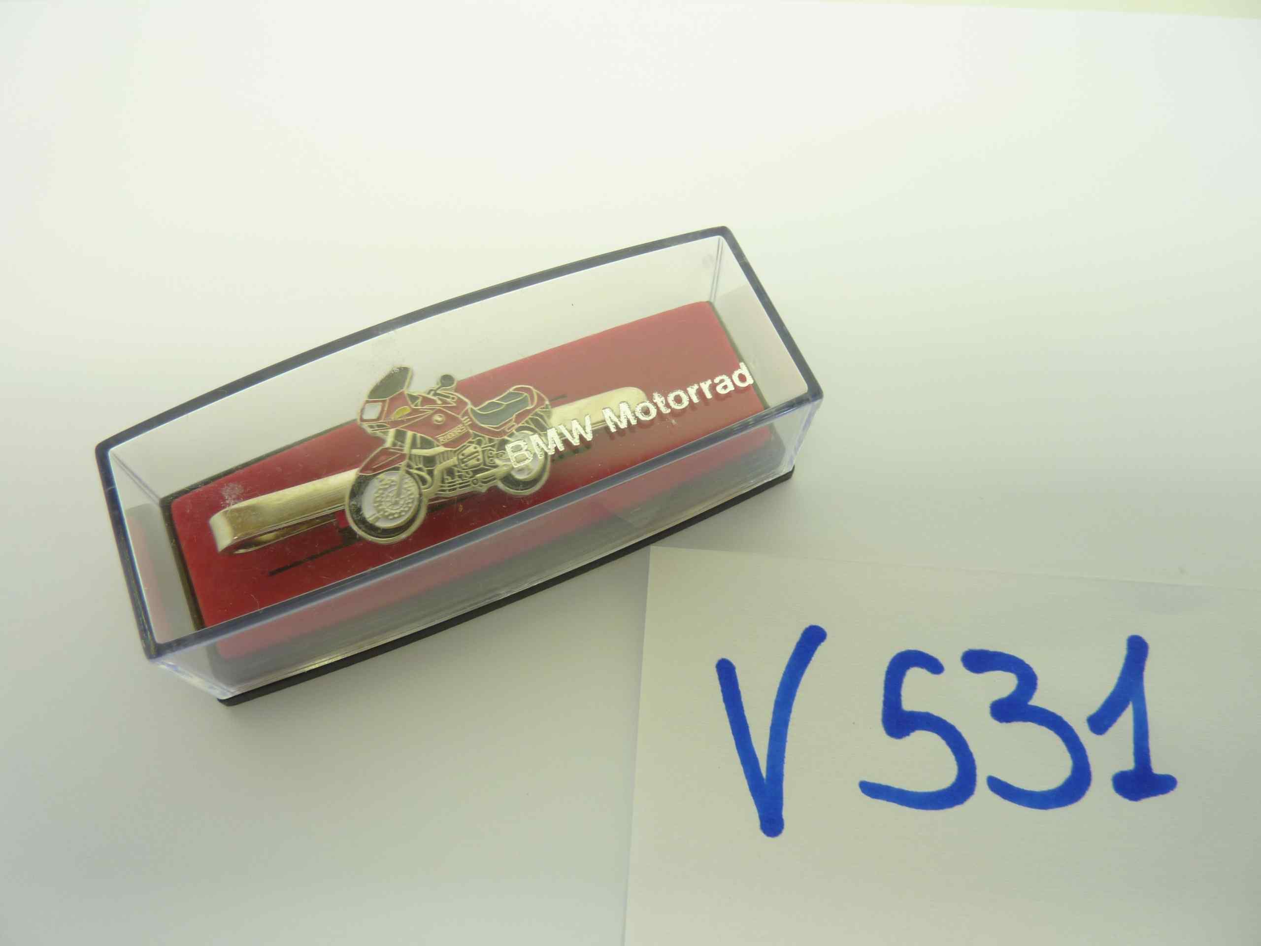 fermacravatta BMW R 110 RS rosso nuovo originale