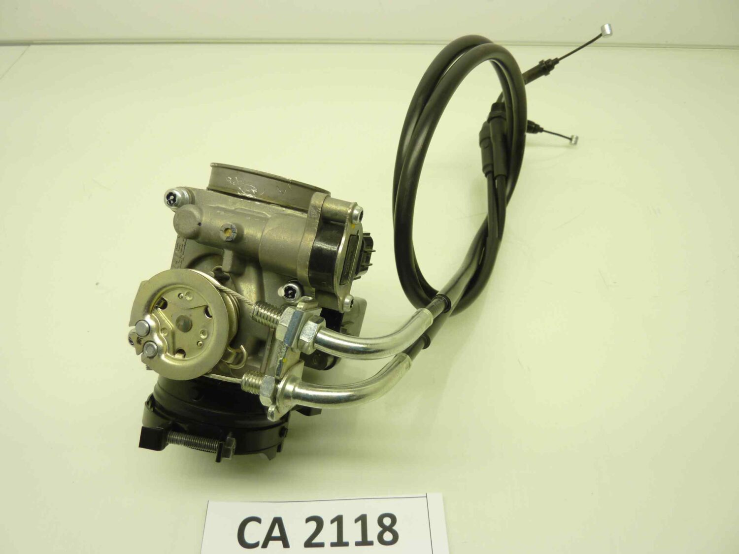 HONDA NC 750 S DCT corpo farfallato iniezione Keihin 3VAGI12 completo di cavi gas acceleratore - immagine 5