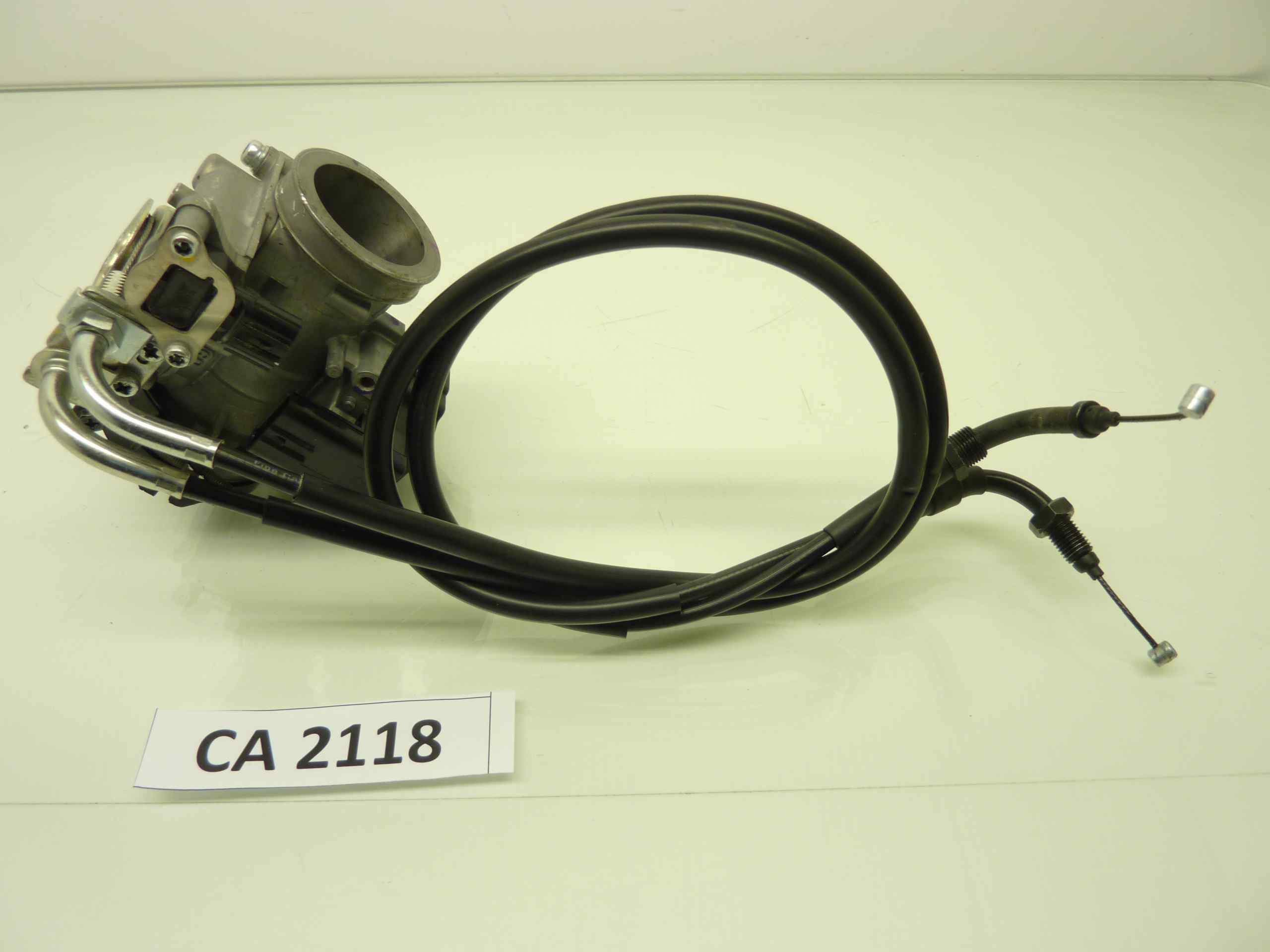 HONDA NC 750 S DCT corpo farfallato iniezione Keihin 3VAGI12 completo di cavi gas acceleratore - immagine 6