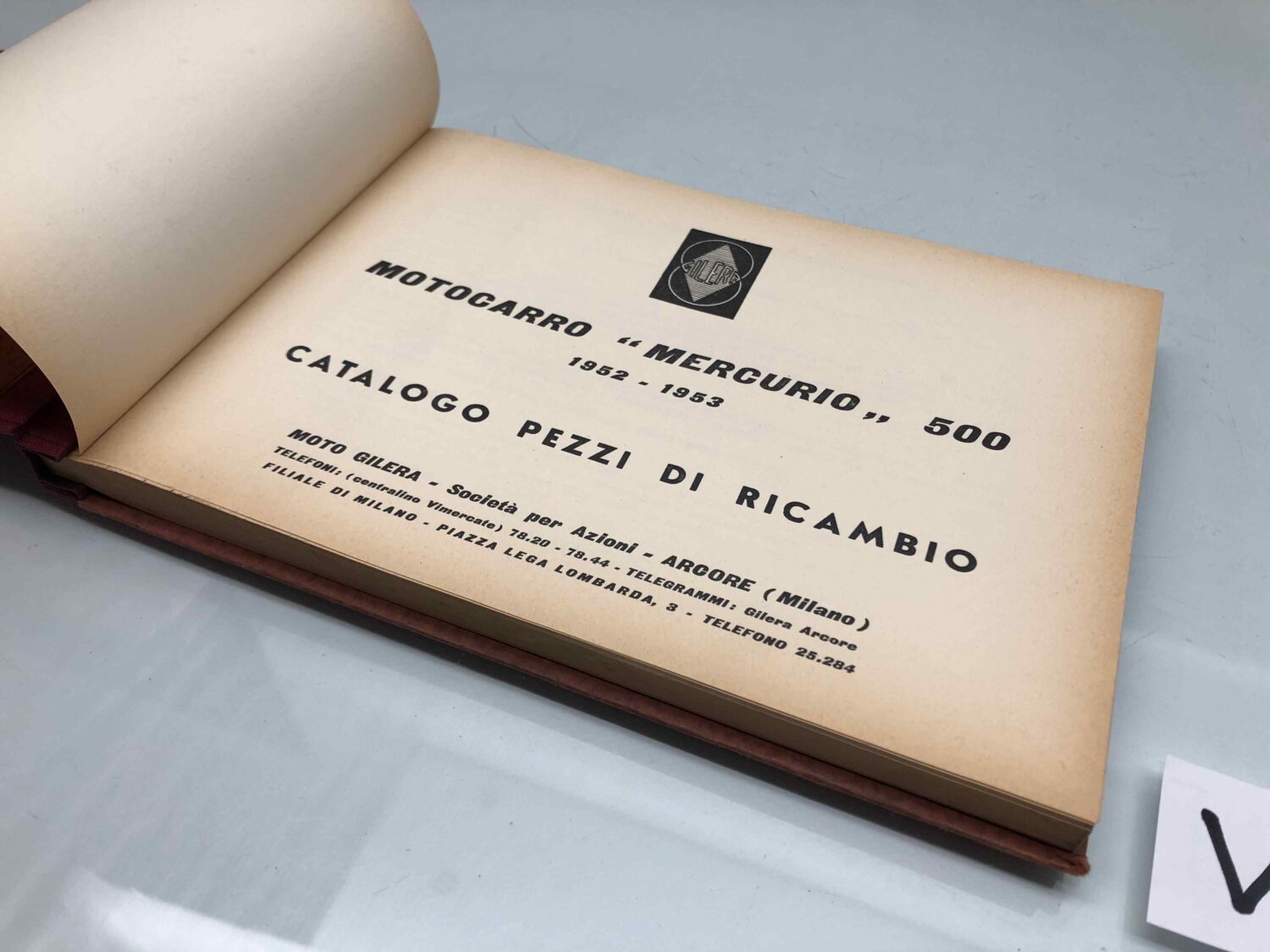 Catalogo pezzi di ricambio GILERA MOTOCARRO MERCURIO originale come nuovo - immagine 3