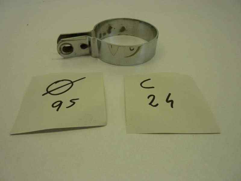 HARLEY DAVIDSON 1340 95 STAFFE TERMINALE MARMITTE DIAM 95 MM - immagine 4