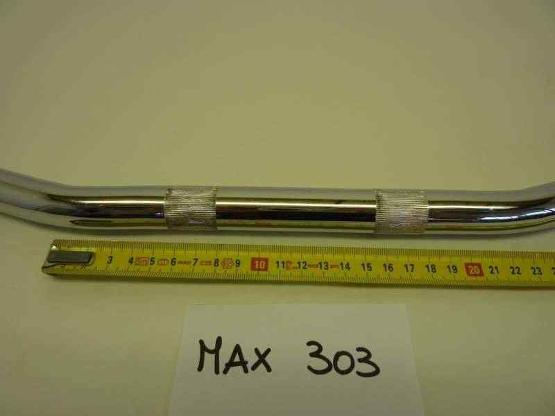 Manubrio moto diam 22 cromato cafe racer Special tipo dritto sciabola - immagine 4