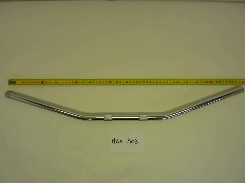 Manubrio moto diam 22 cromato cafe racer Special tipo dritto sciabola - immagine 5