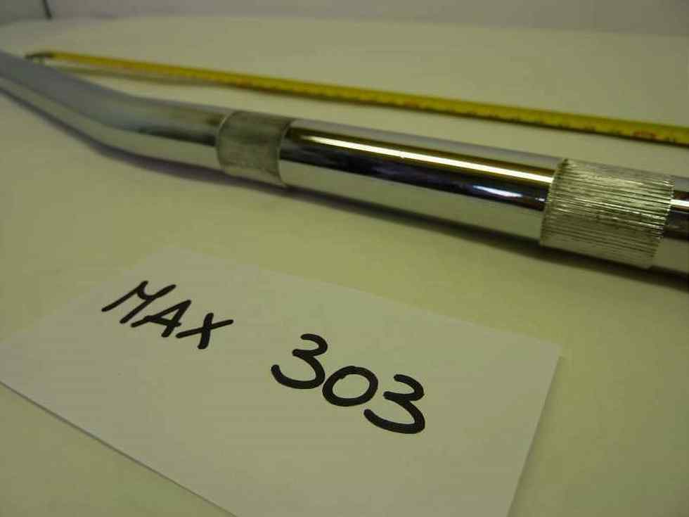 Manubrio moto diam 22 cromato cafe racer Special tipo dritto sciabola - immagine 13