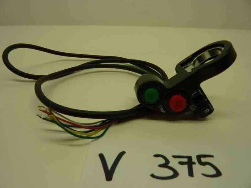 Comandi maubrio cafe racer special luci clacson frecce diam 22 mm - immagine 3