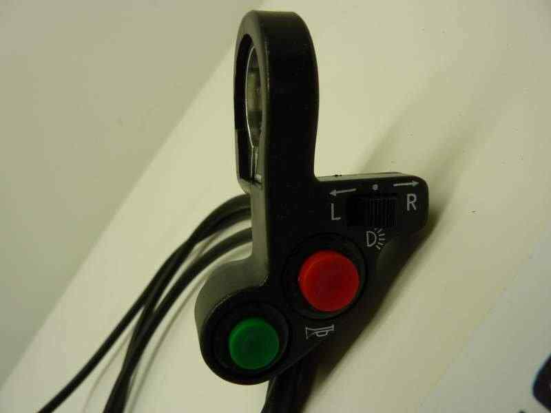Comandi maubrio cafe racer special luci clacson frecce diam 22 mm - immagine 6