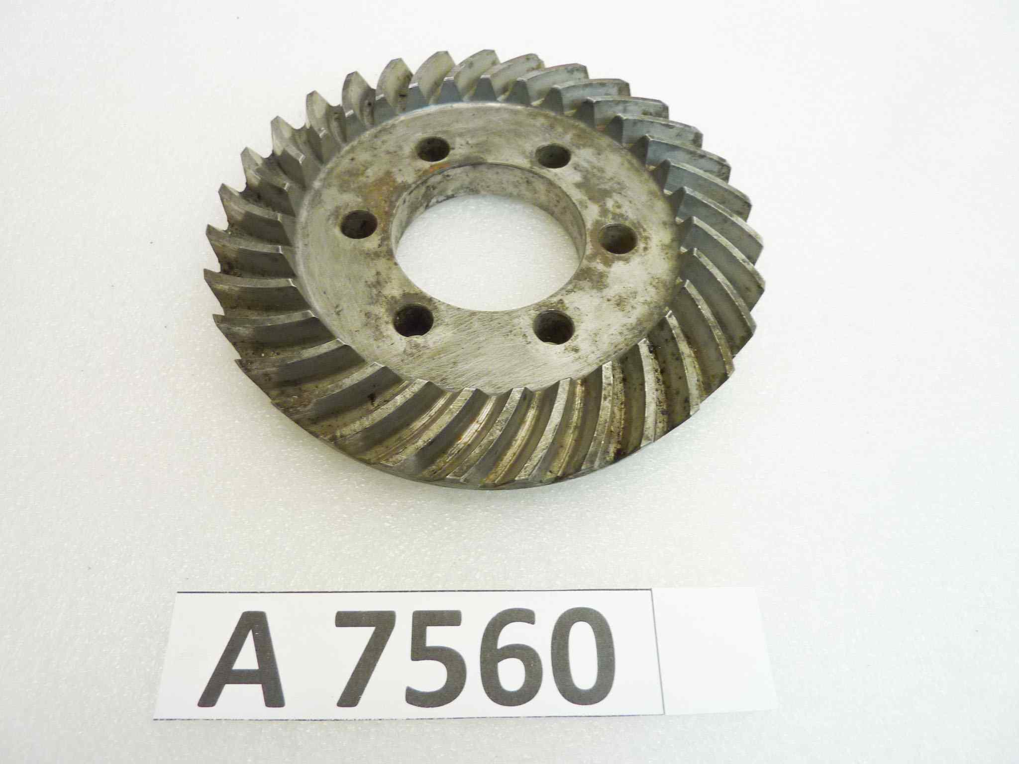 Corona della coppia conica Guzzi da V35 a Nevada 750 nuovo fondo di magazzino diam esterno 124 mm - diam interno 44 mm