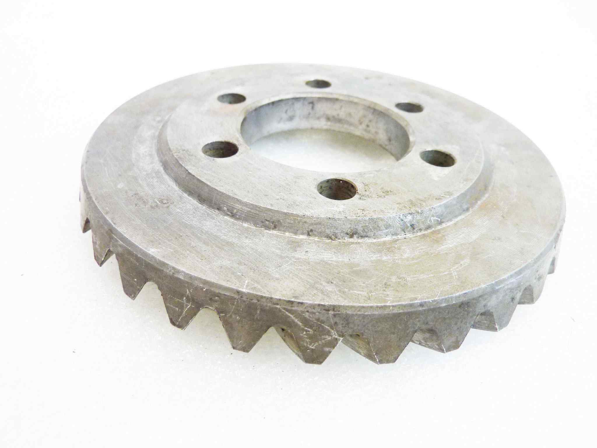 Corona della coppia conica Guzzi da V35 a Nevada 750 nuovo fondo di magazzino diam esterno 124 mm - diam interno 44 mm - immagine 6