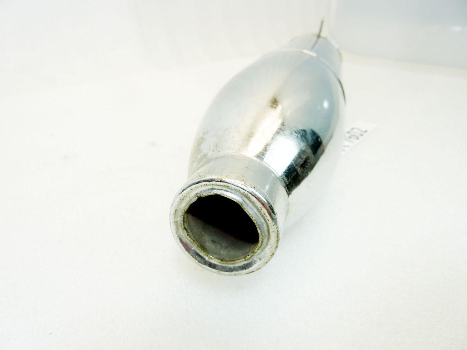 Marmitta Parilla Reactor B N 319510 IGM 543/57/S varie moto epoca lungh tot 670 mm - distanza staffa imbocco 300 mm - diam imbocco 39 mm - diam centrale 82 mm nuovo fondo di magazzino - immagine 4