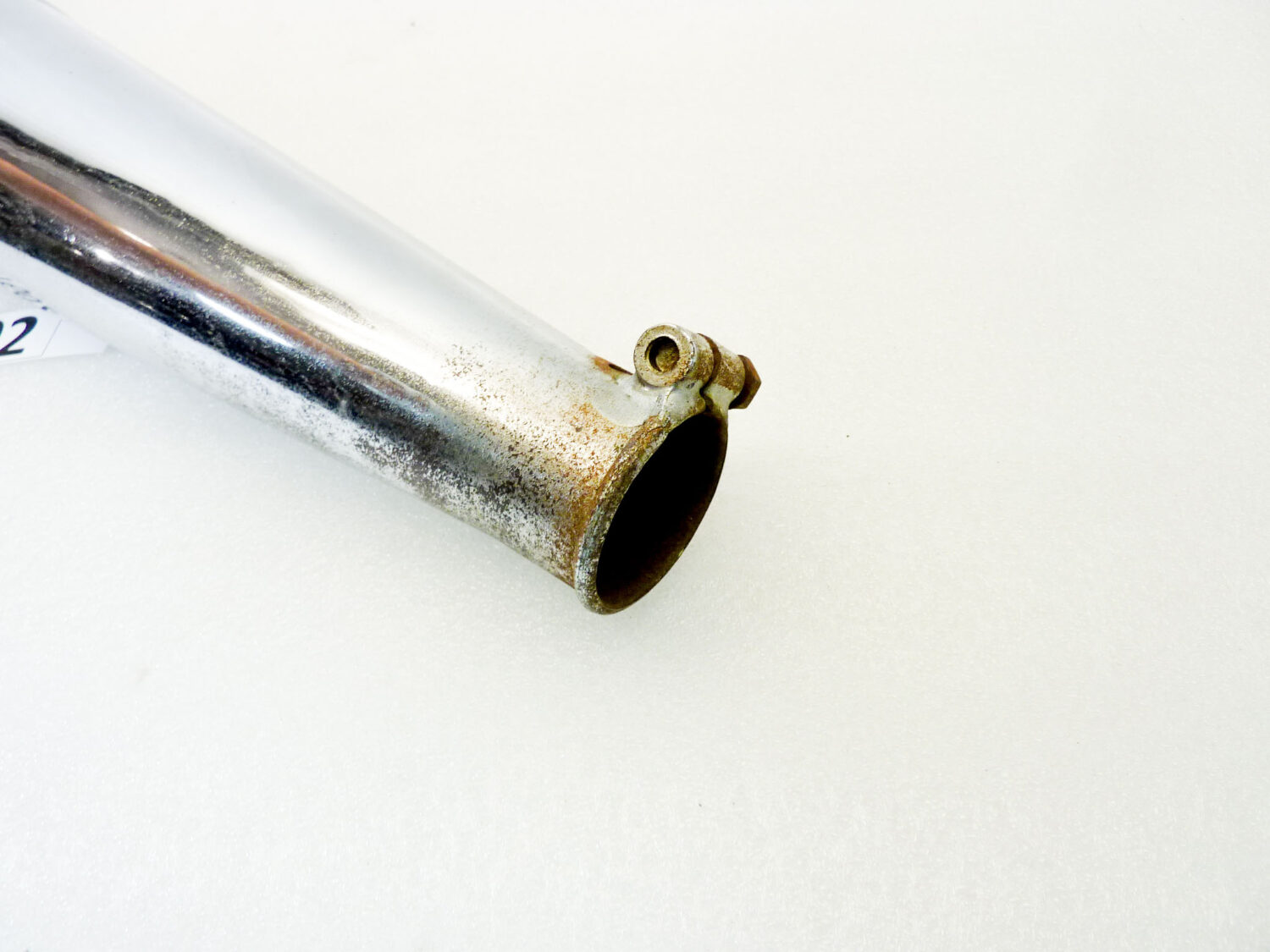 Marmitta Parilla Reactor B N 319510 IGM 543/57/S varie moto epoca lungh tot 670 mm - distanza staffa imbocco 300 mm - diam imbocco 39 mm - diam centrale 82 mm nuovo fondo di magazzino - immagine 5