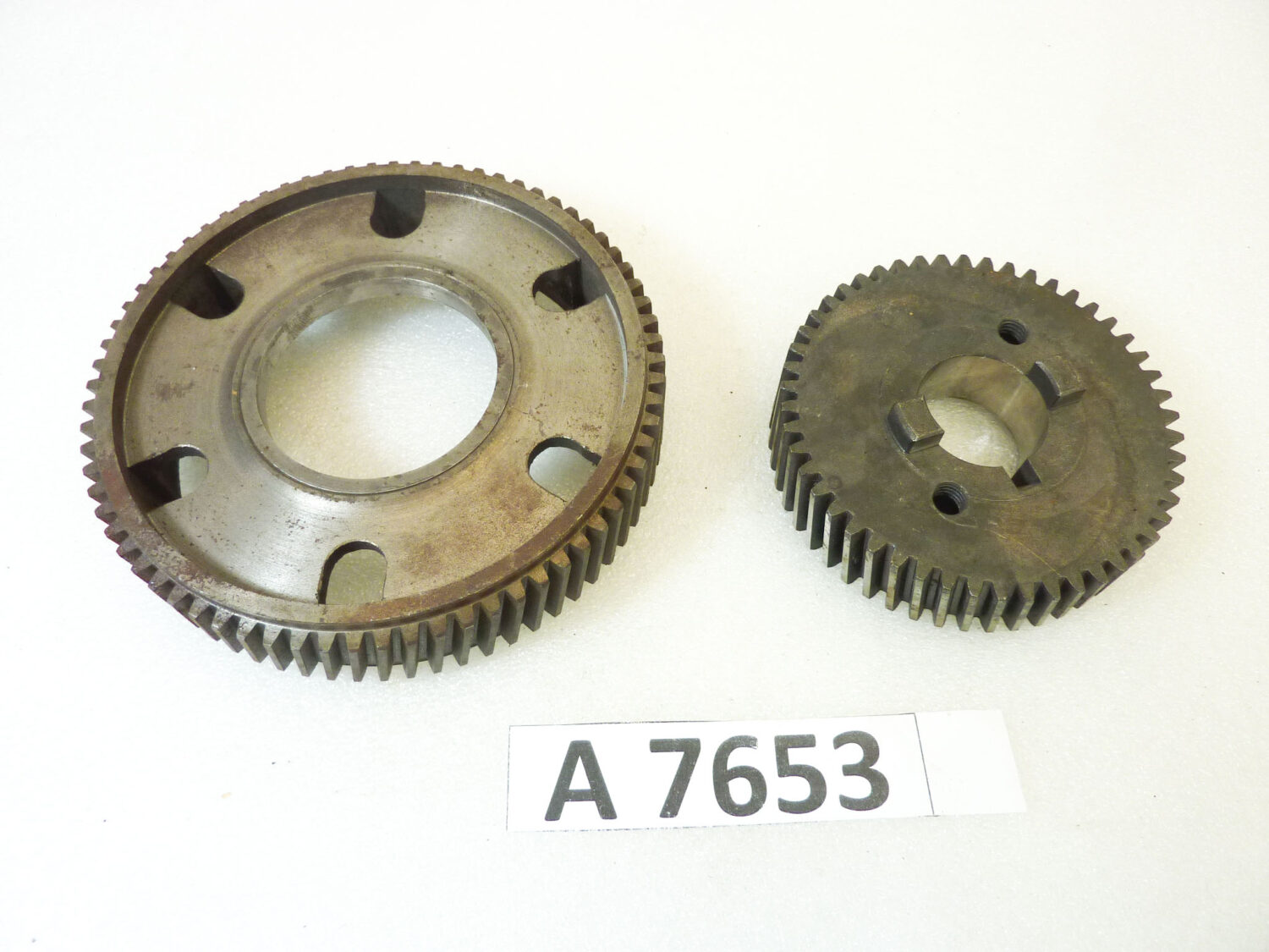 Ingranaggi trasmissione cambio Guzzi Airone 250 con pignone motore cod m2561 bis m2560 nuovo fondo di magazzino