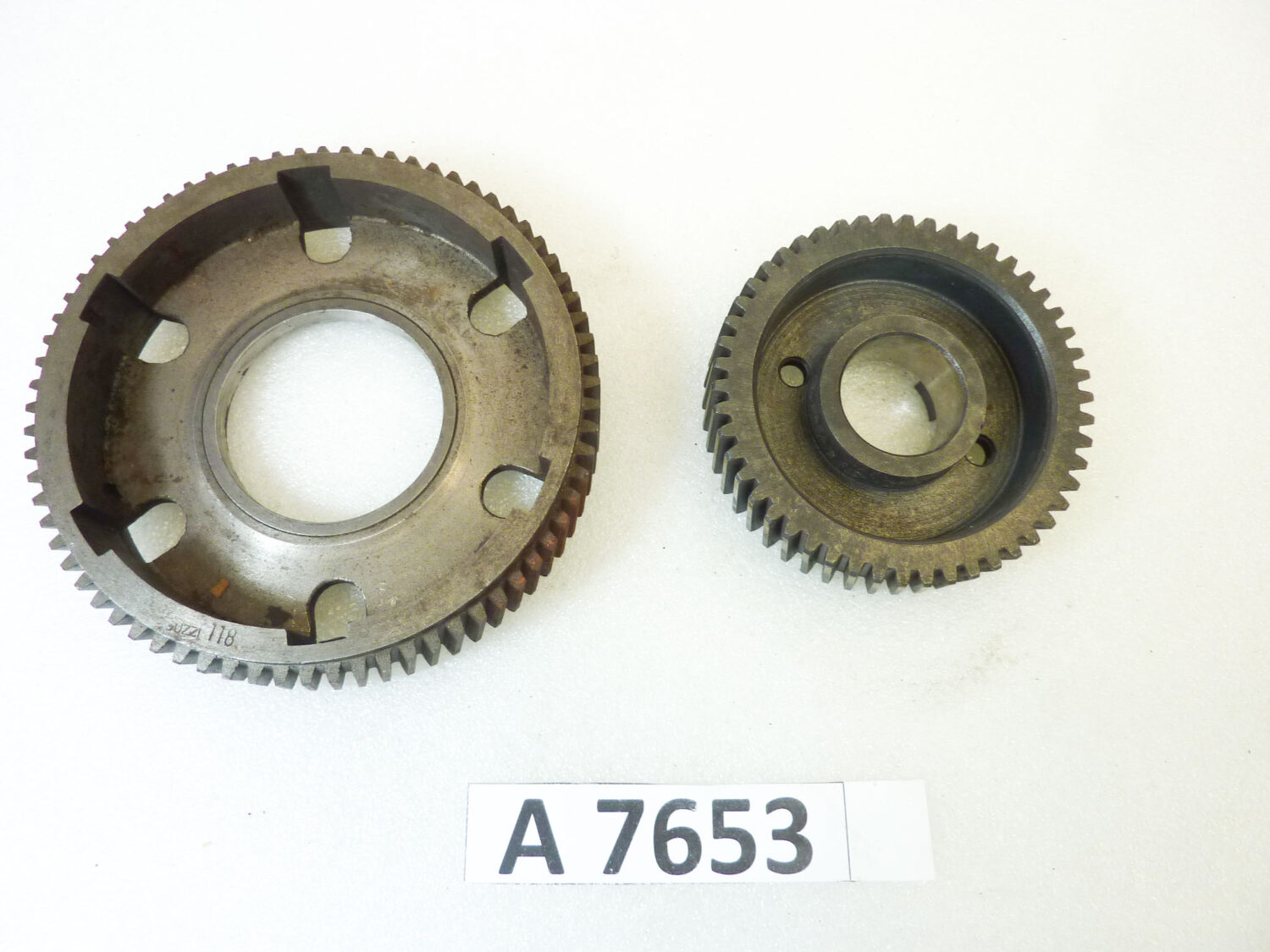 Ingranaggi trasmissione cambio Guzzi Airone 250 con pignone motore cod m2561 bis m2560 nuovo fondo di magazzino - immagine 7
