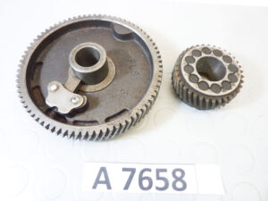 Ingranaggi trasmissione Guzzi Zigolo 110 completa pignone elastico cod 23100/31 23052