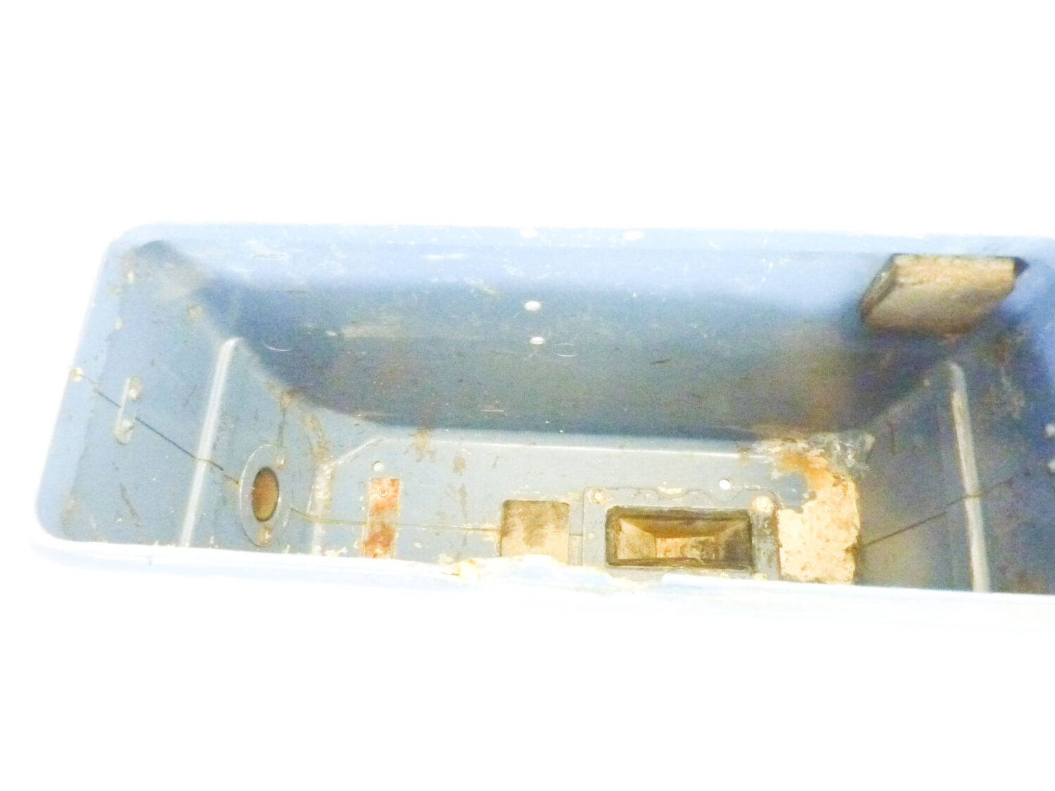 Borsa valigia laterale destra Guzzi V35 V50 850 T3 Polizia - idropittura lavabile, oggetto ad uso collezionistico in ambito privato - immagine 7