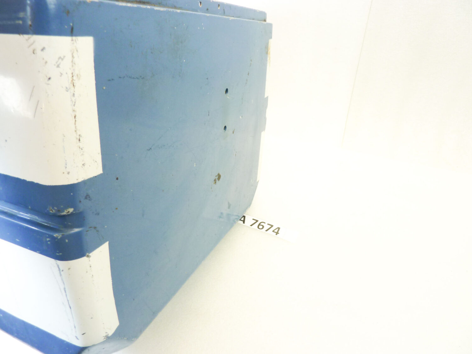 Borsa valigia laterale destra Guzzi V35 V50 850 T3 Polizia - idropittura lavabile, oggetto ad uso collezionistico in ambito privato - immagine 11
