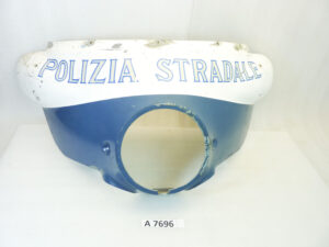 Carena anteriore Guzzi V7 700 scudo polizia - idropittura lavabile, oggetto ad uso collezionistico in ambito privato - vedi foto per difetti