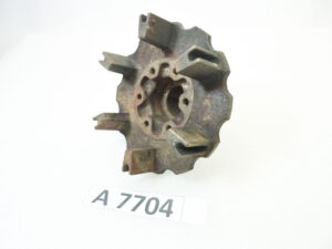 Flangia trasmissione Guzzi perno forato porta ruota cod GU19351401 nuovo fondo di magazzino