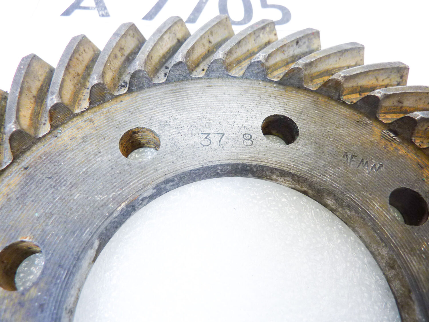 Coppia conica Guzzi diam est 148 mm diam int 59,5 mm 37 denti - 37.8 nuovo fondo di magazzino - immagine 3
