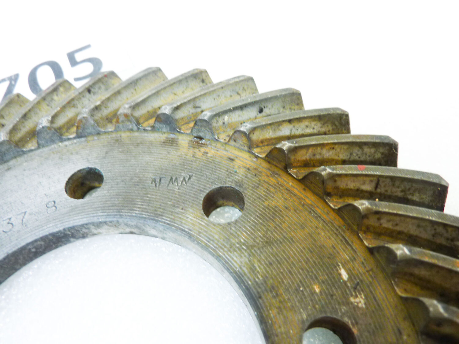 Coppia conica Guzzi diam est 148 mm diam int 59,5 mm 37 denti - 37.8 nuovo fondo di magazzino - immagine 4