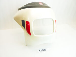 Cupolino Aprilia ST 125 bianco perla avorio dimensione faro 125 x 175 mm nuovo fondo di magazzino