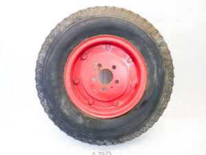 Cerchio ruota motocarro 5 punti gomma Pirelli Trasporto 262 misura 5,00 x 10 foro centrale 55,6 mm - diam cerchio 290 mm - interasse fori laterale 57 mm