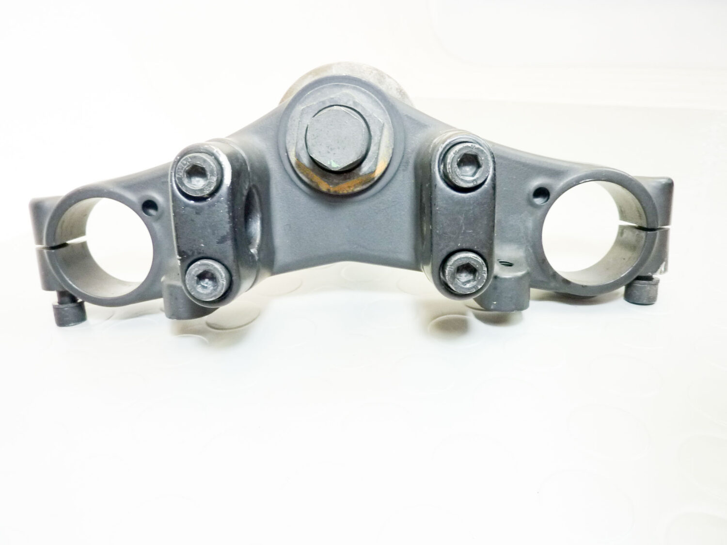 Piastra di sterzo forcella anteriore BMW R80/7 R100 cod 1457829 31421457828 superiore e canotto - immagine 3