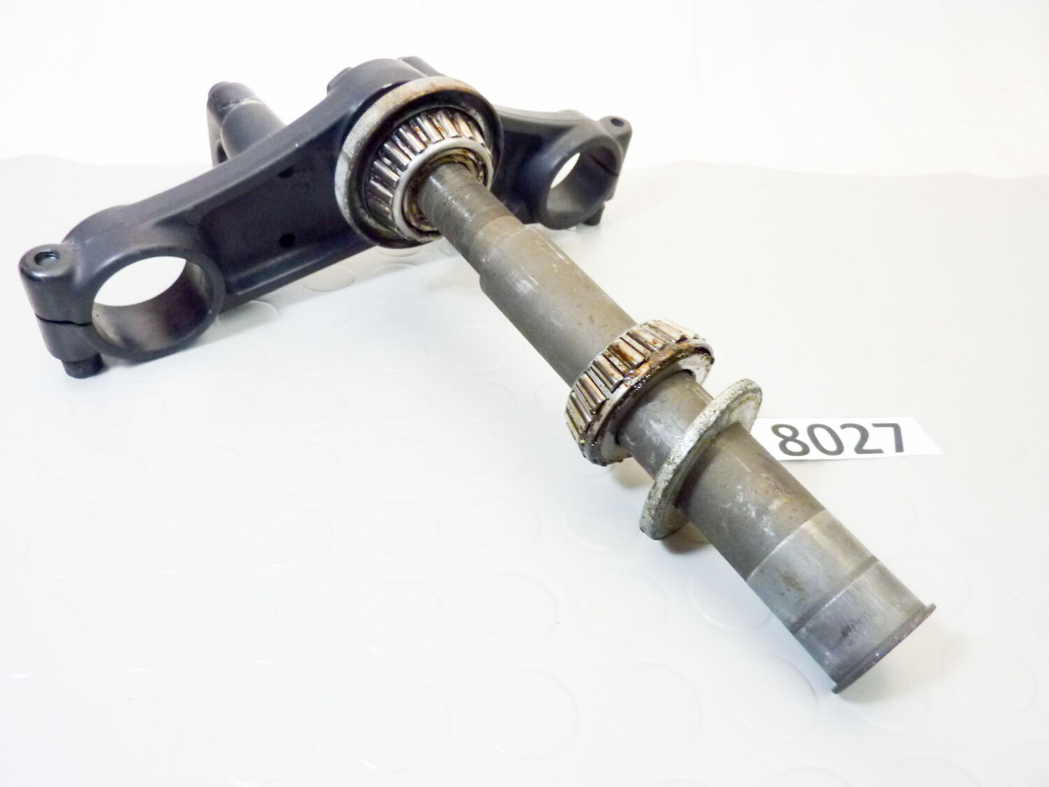 Piastra di sterzo forcella anteriore BMW R80/7 R100 cod 1457829 31421457828 superiore e canotto - immagine 5