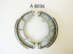 Coppia ganasce moto epoca altezza diam 175 mm larghezza 40 mm nuovo fondo di magazzino