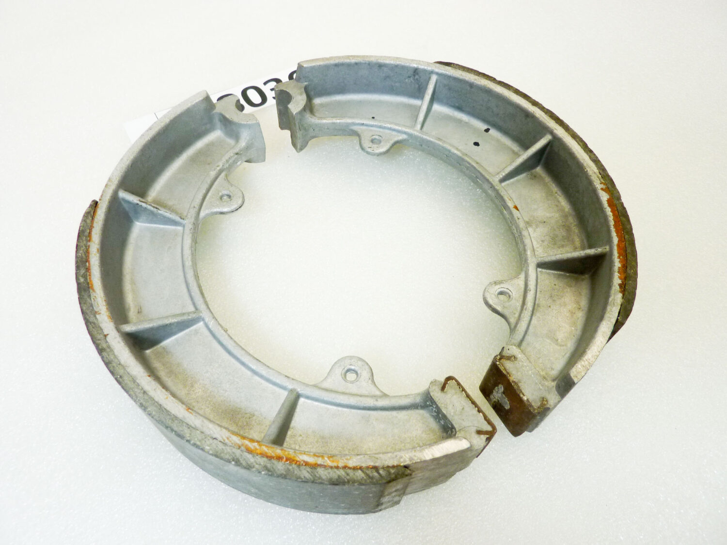 Coppia ganasce moto epoca altezza diam 175 mm larghezza 40 mm nuovo fondo di magazzino - immagine 2