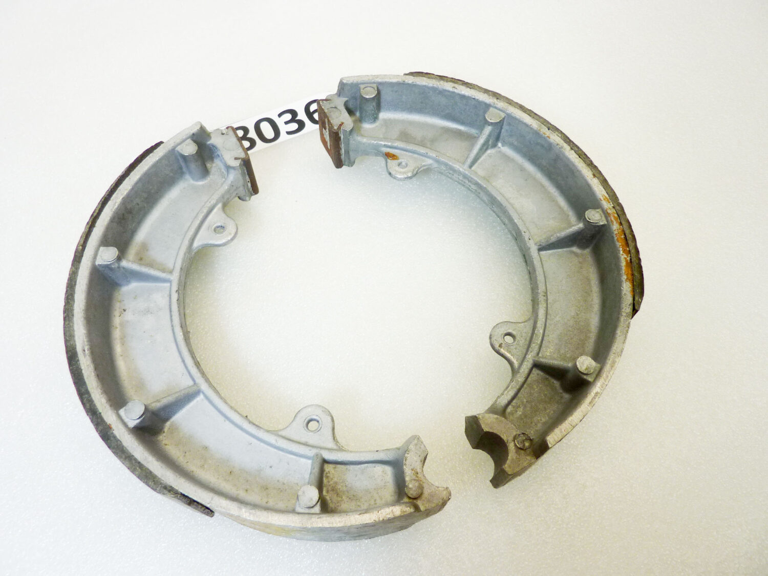 Coppia ganasce moto epoca altezza diam 175 mm larghezza 40 mm nuovo fondo di magazzino - immagine 4