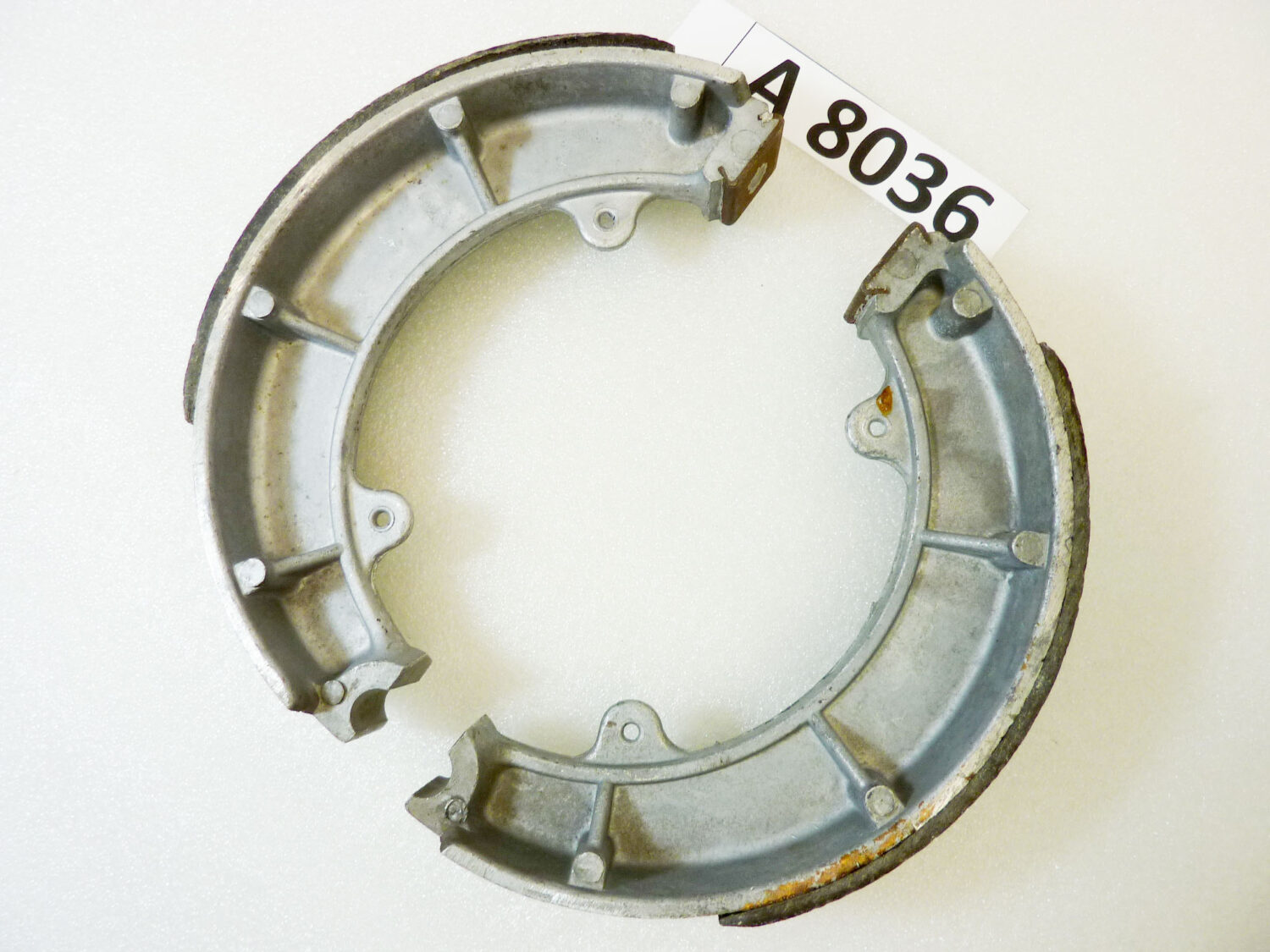 Coppia ganasce moto epoca altezza diam 175 mm larghezza 40 mm nuovo fondo di magazzino - immagine 5