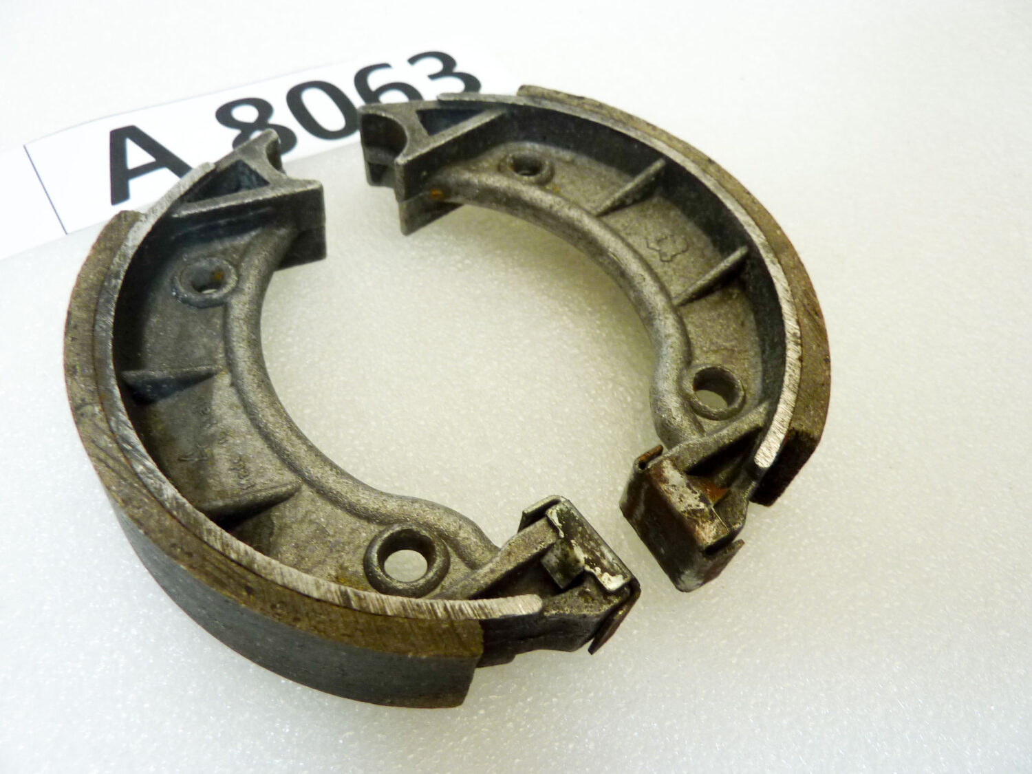 Coppia ganasce freno Motom Benelli Gilera Piaggio ciclomotori diam 85 mm - altezza 17,8 mm nuovo fondo di magazzino - immagine 3