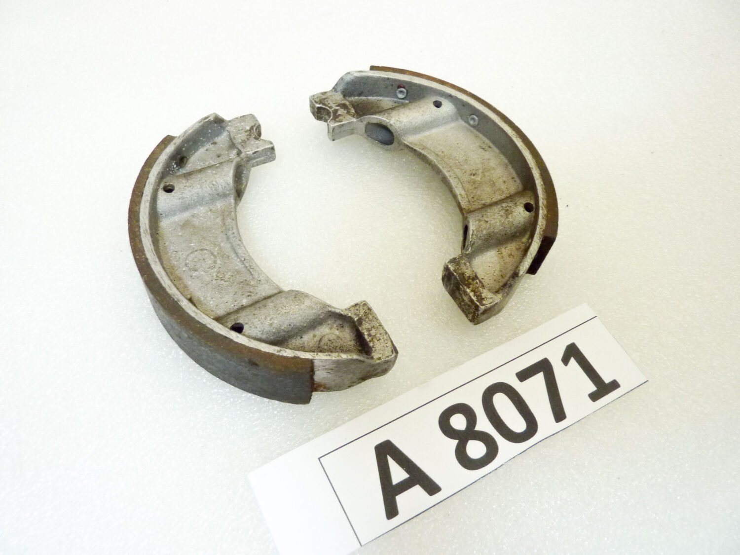 Coppia ganasce freno moto epoca diam 95,8 mm - 19,7 mm - immagine 2