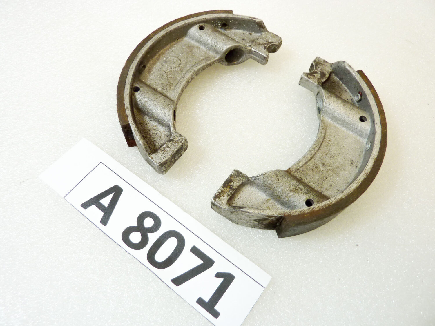 Coppia ganasce freno moto epoca diam 95,8 mm - 19,7 mm - immagine 3
