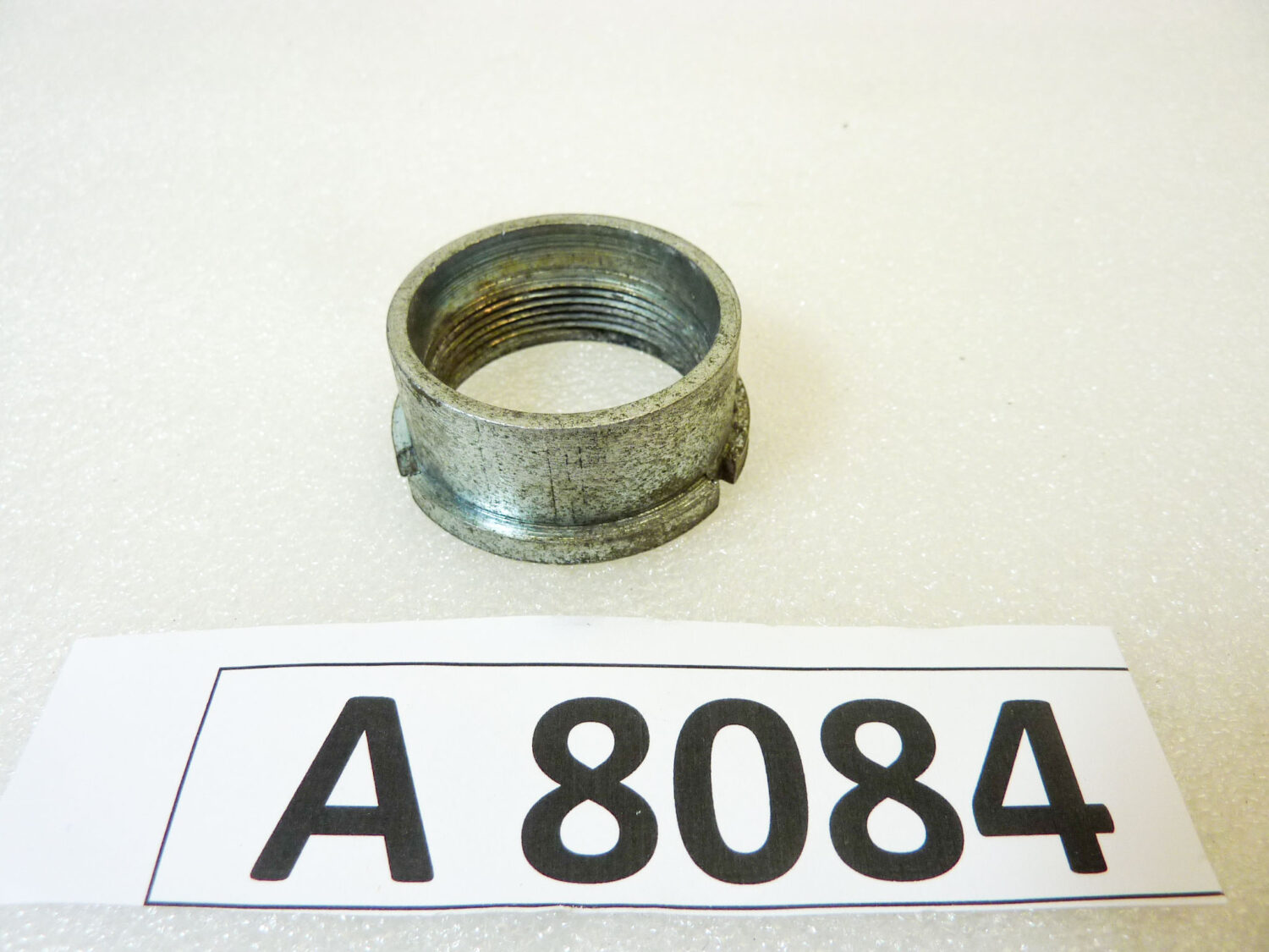 Ghiera collettore scarico Guzzi Gilera Benelli Morini Motobi Ducatim Minarelli vari modelli diam interno filetto 30,6 mm - diam imbocco interno 32,6 mm - alt 18,3 mm