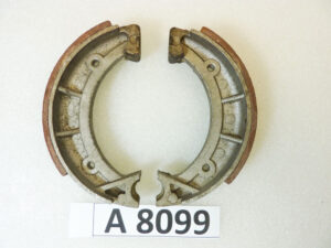 Ganasce freno moto epoca diam 114 mm - altezza 24,5 mm nuovo fondo di magazzino