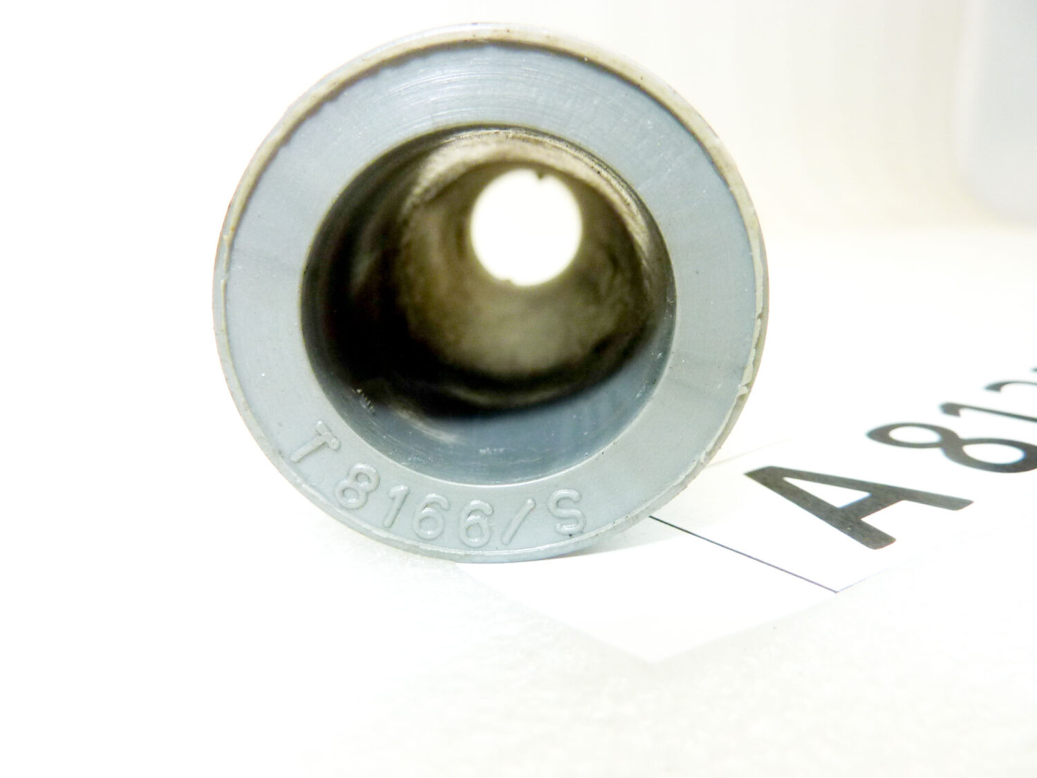 Manopola sinistra aperta Guzzi Airone Sport Turismo Falcone Ercole grigio marrone cod T8166S vari modelli diam interno 24 mm - lungh 130 mm - diam esterno 34 mm Originale dell'epoca NO REPLICA nuovo fondo di magazzino - immagine 3