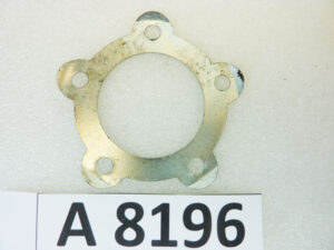 Piastra sicurezza ferma bulloni corona diam int 42 mm diam est 60 mm int fori laterali 36 mm NUOVO fondo di magazzino vedi foto leggi descrizione