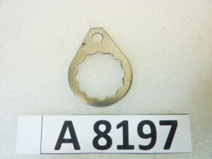 Piastra sicurezza ferma pignone un foro diam est 40 mm interasse interno 31 mm NUOVO fondo di magazzino vedi foto leggi descrizione